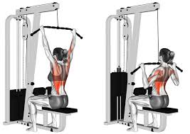 Lat pull-down exercise