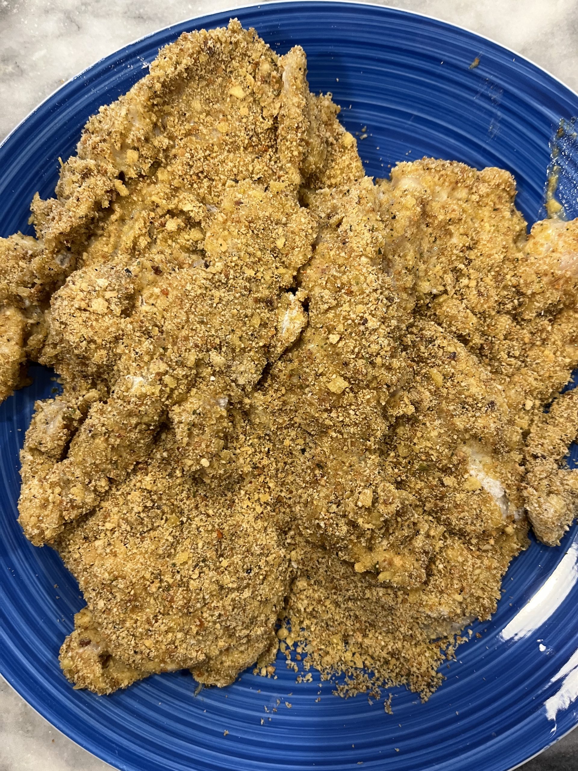 breaded chicken breasts