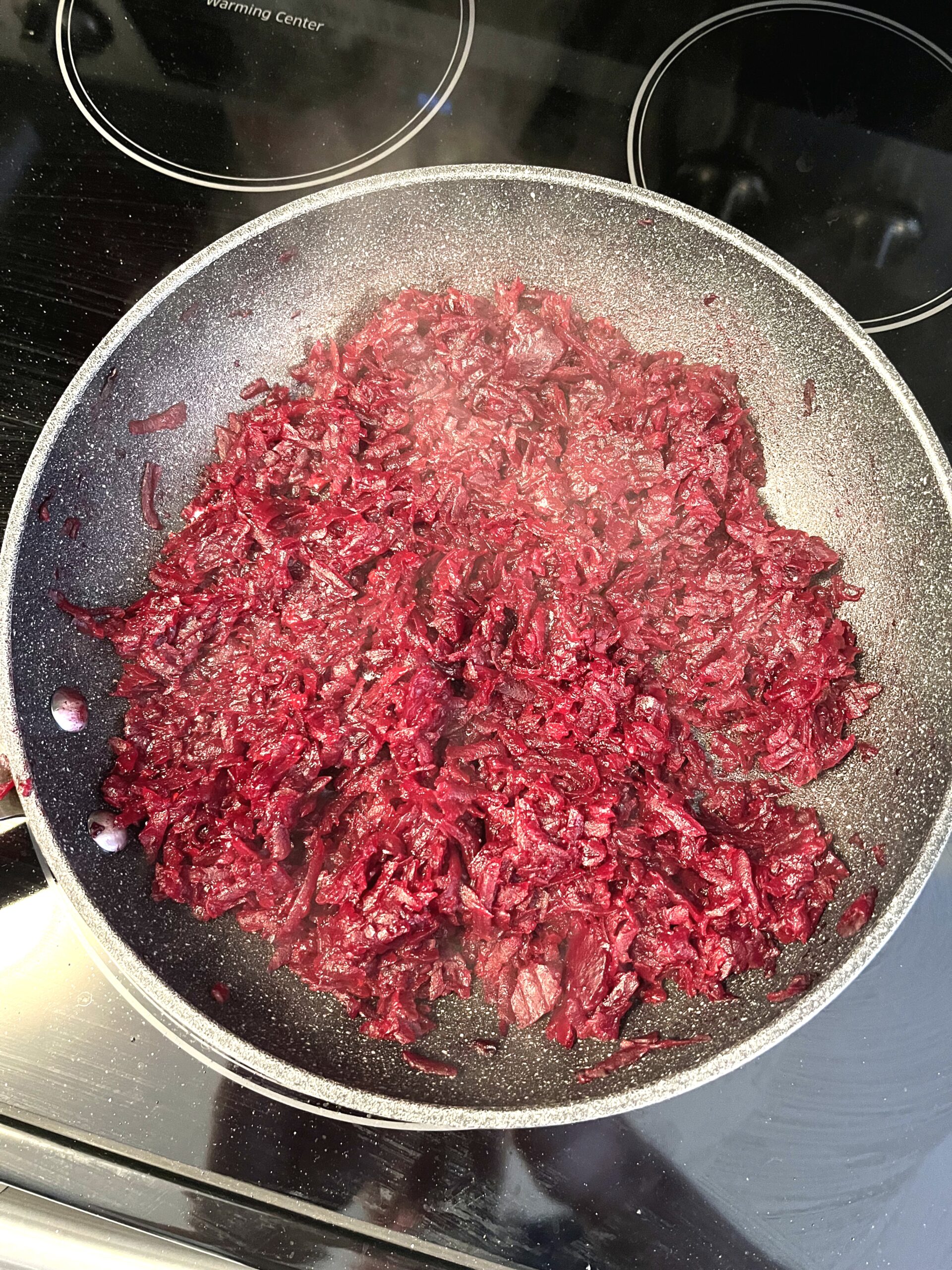 Frying beets