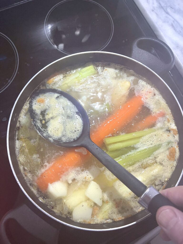 cleaning Polish Dill Pickle Soup