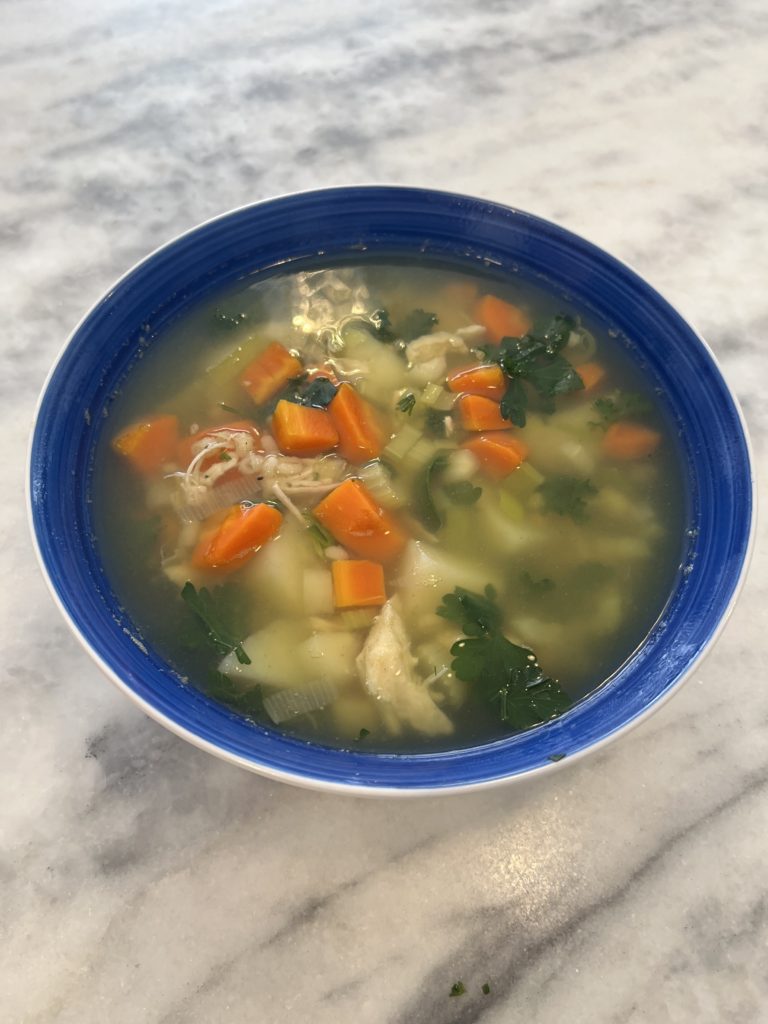 Barley soup Krupnik