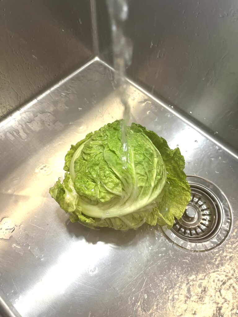 scalding cabbage for Spring Cabbage aka Młoda Kapusta