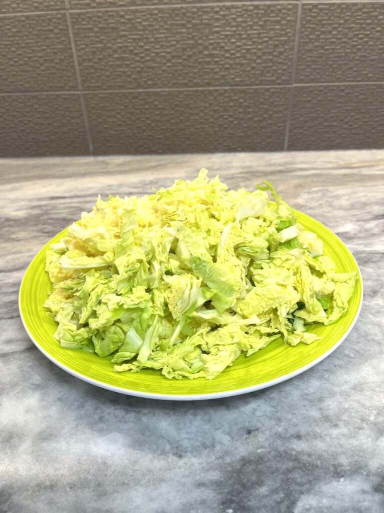 chopped cabbage for Spring Cabbage aka Młoda Kapusta