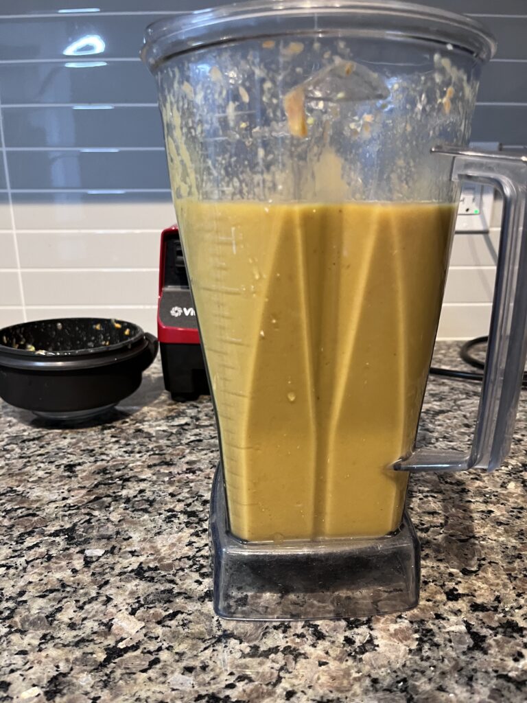 Smooth consistency of Fat Burner smoothie