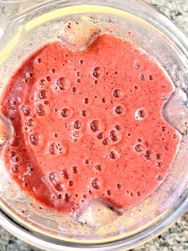 blended fruits in Everlasting Natural Viagra Smoothie