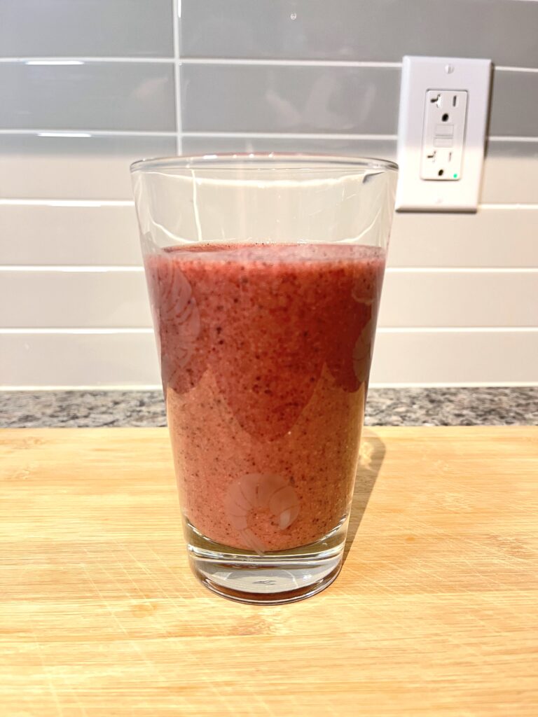 Everlasting Natural Viagra Smoothie in the glass