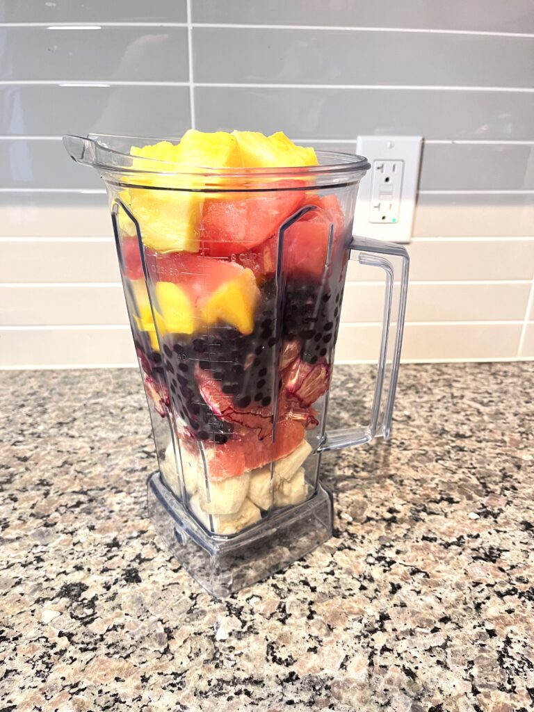 chopped fruits for All-Day Charger Natural Viagra Smoothie