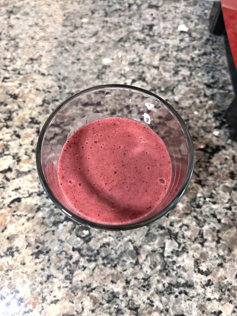 top view of All-Day Charger Natural Viagra Smoothie