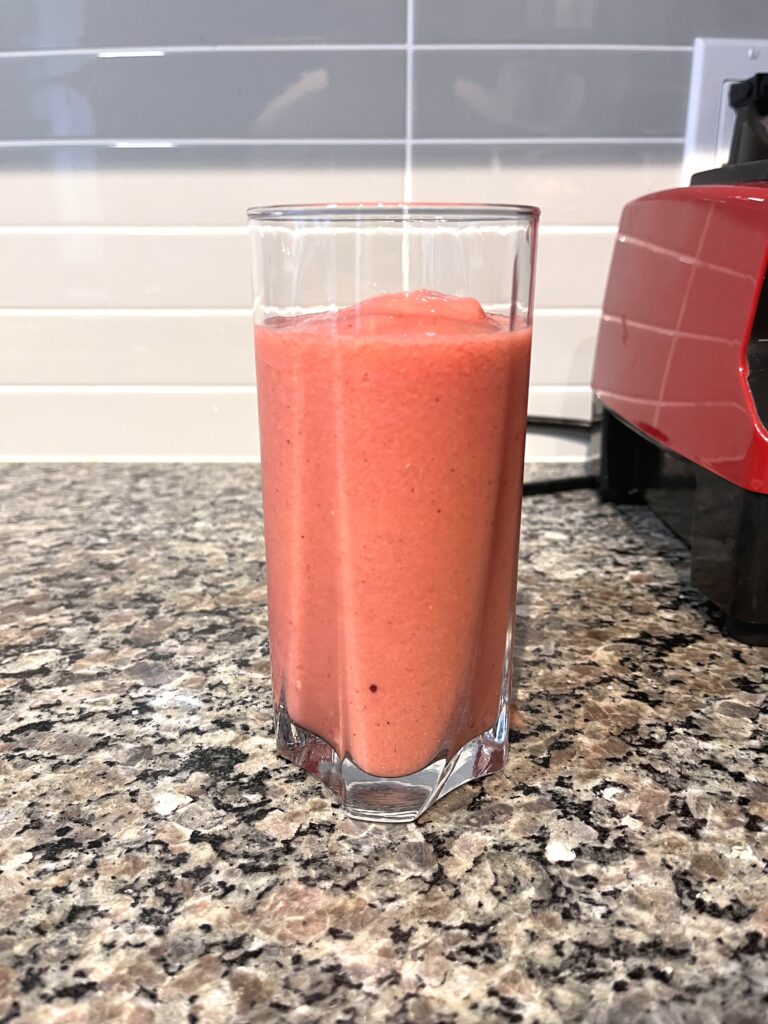 Passion Power Natural Viagra Smoothie in the glass