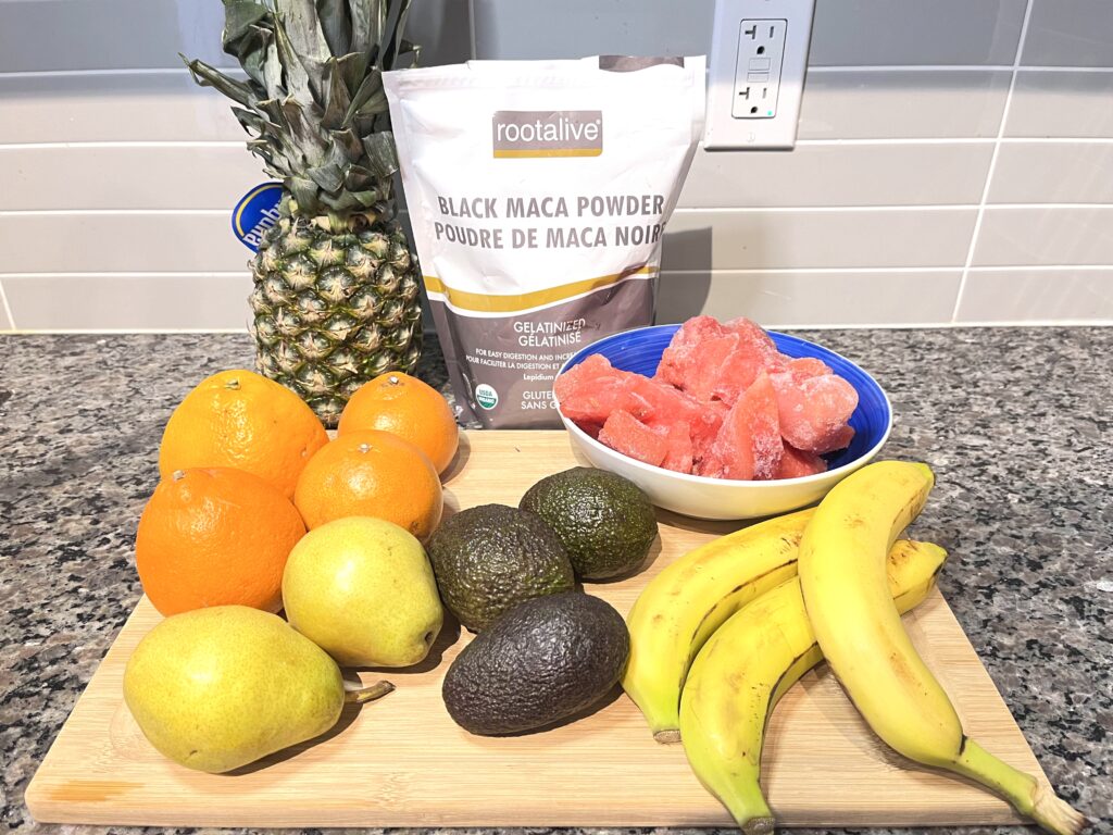 Ingredients for Peak Performance Natural Viagra Smoothie