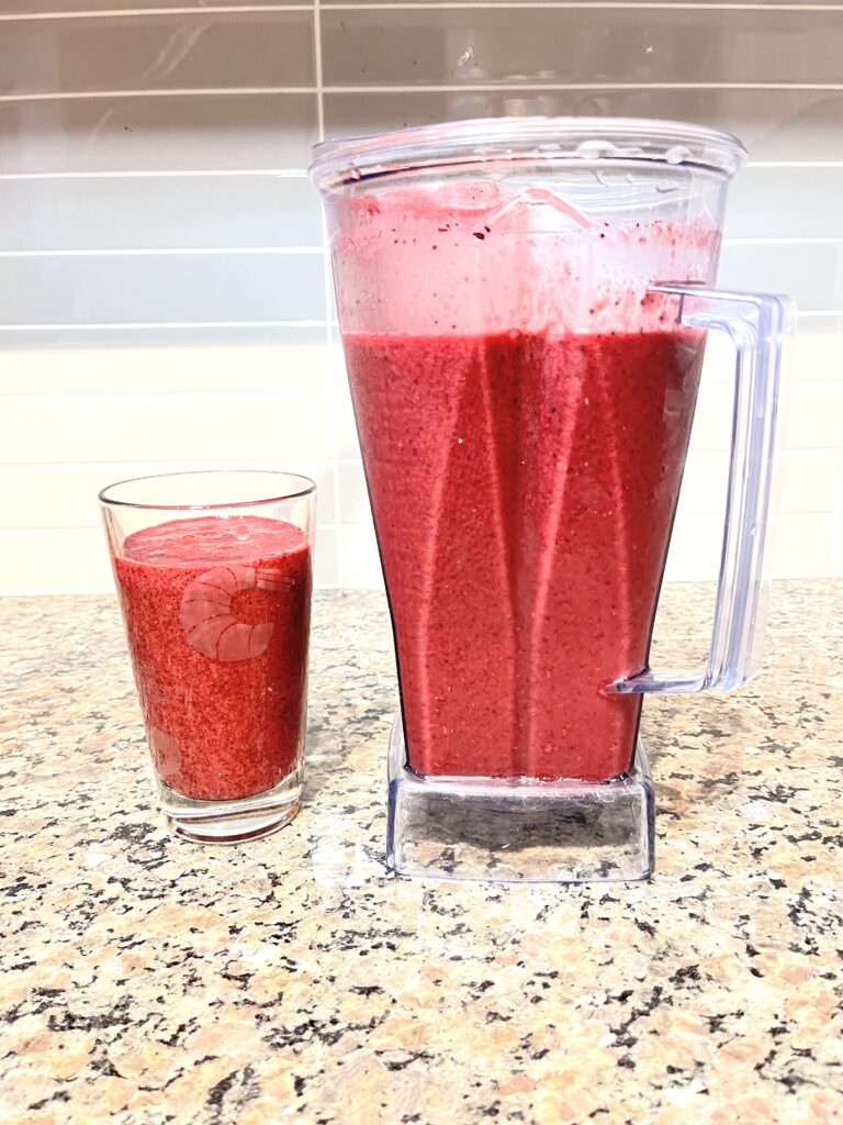 blended fruits for Turbo Boost Natural Viagra Smoothie